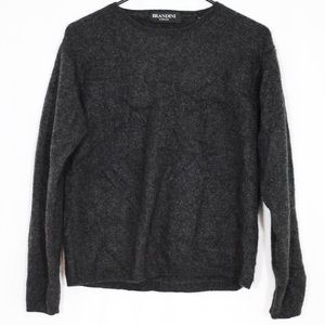 Brandini le collezioni Women's Dark Grey Sweater L